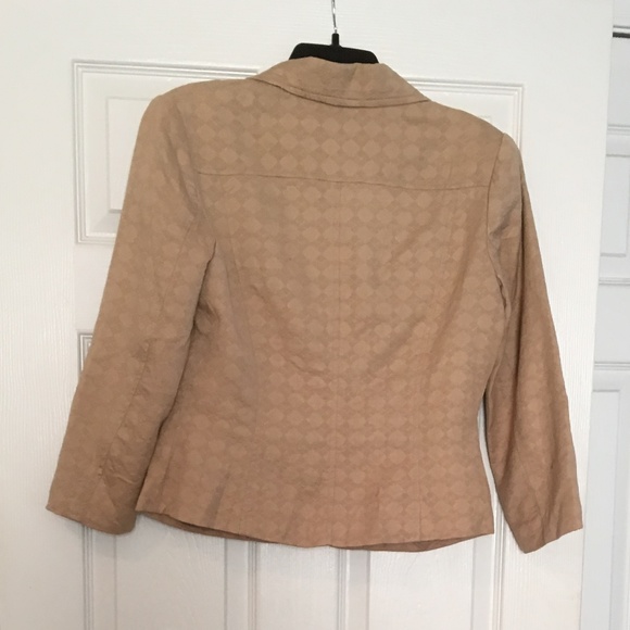 Button Front Tan Jacket - Picture 4 of 4